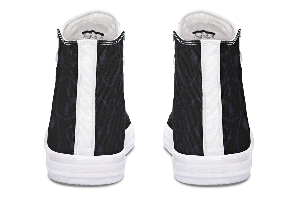 ANTIBrand – The Tumbling Skulls of Darkness High Tops – Black