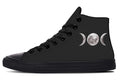 ANTIBrand – Triple Goddess Moon Phases High Tops – Black