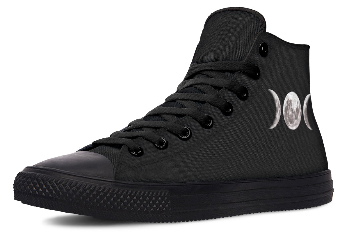 ANTIBrand – Triple Goddess Moon Phases High Tops – Black