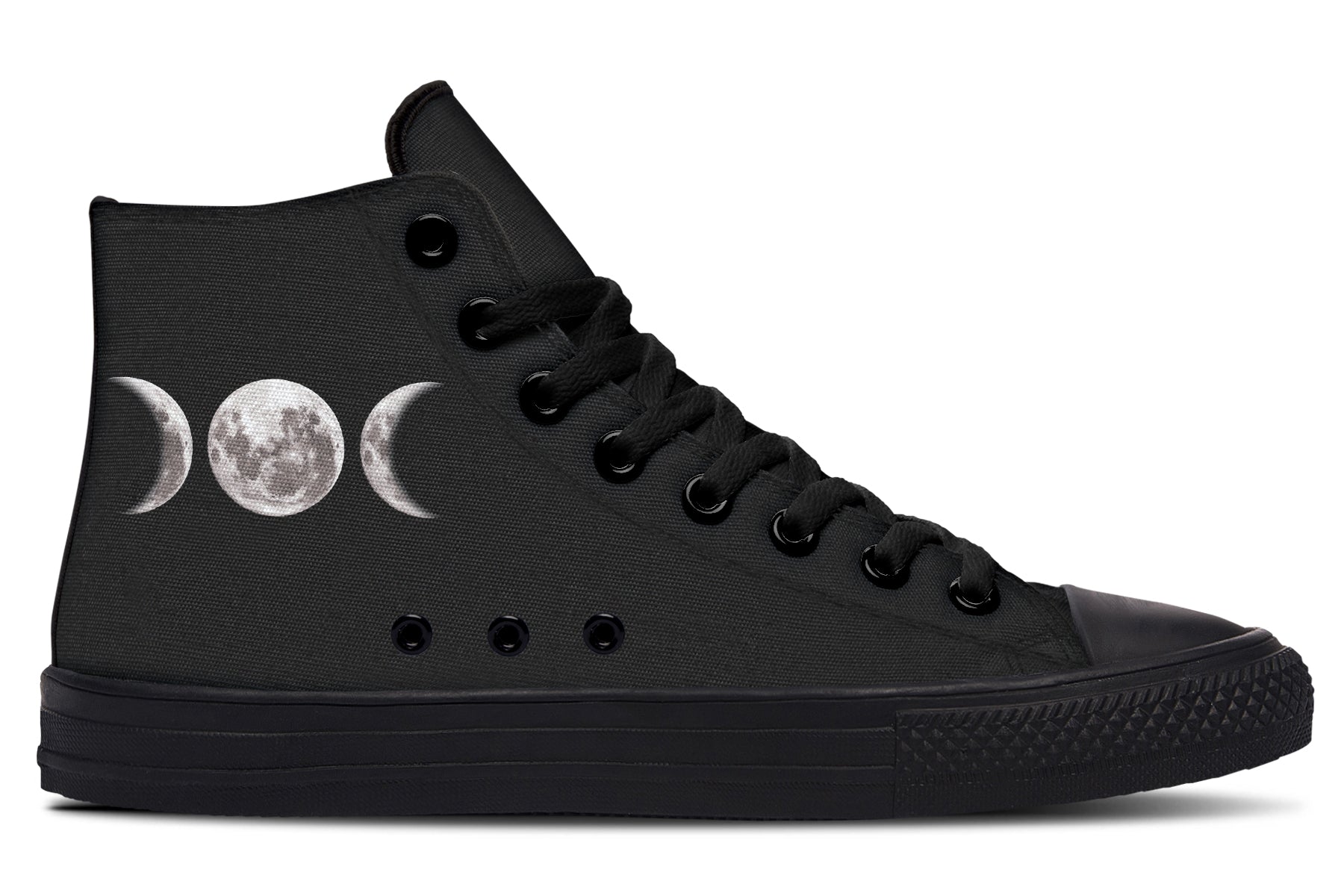 ANTIBrand – Triple Goddess Moon Phases High Tops – Black