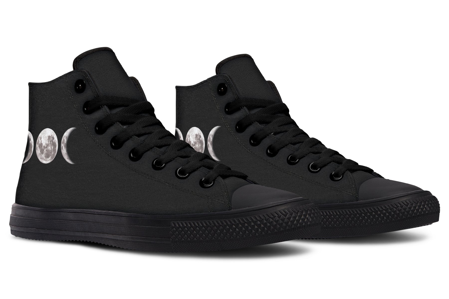 ANTIBrand – Triple Goddess Moon Phases High Tops – Black