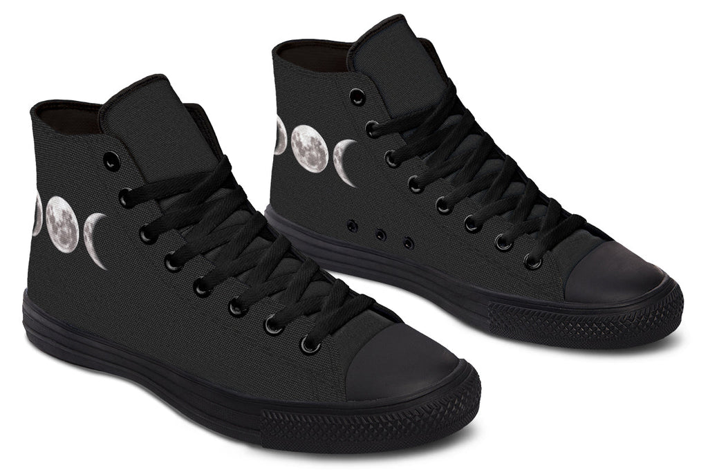ANTIBrand – Triple Goddess Moon Phases High Tops – Black