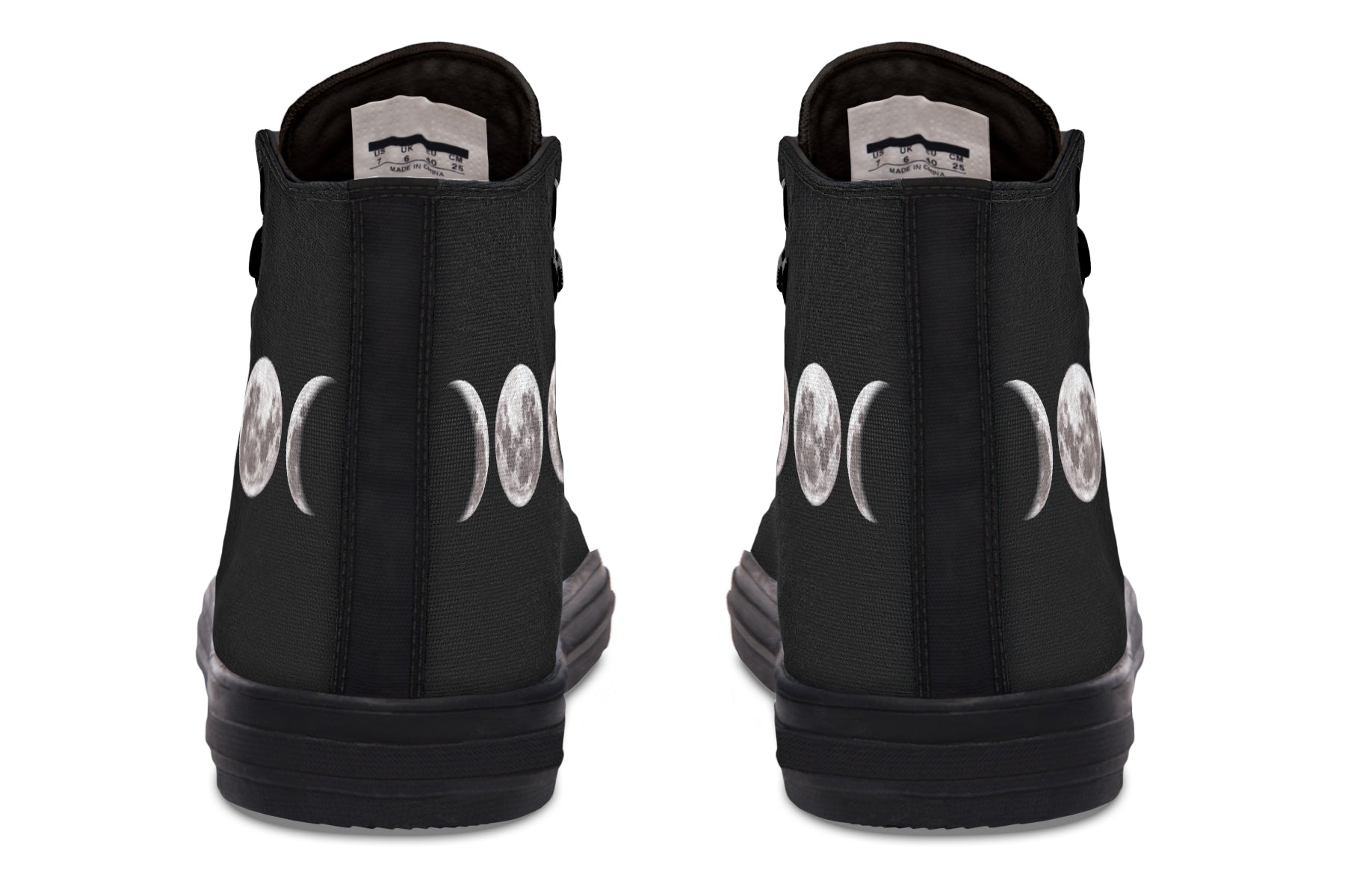 ANTIBrand – Triple Goddess Moon Phases High Tops – Black
