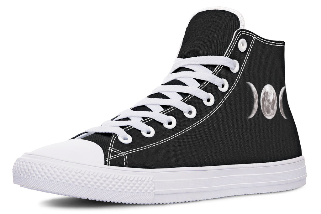 ANTIBrand – Triple Goddess Moon Phases High Tops – Black