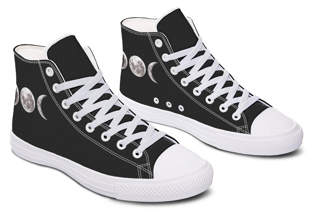 ANTIBrand – Triple Goddess Moon Phases High Tops – Black