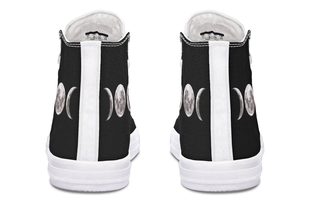ANTIBrand – Triple Goddess Moon Phases High Tops – Black