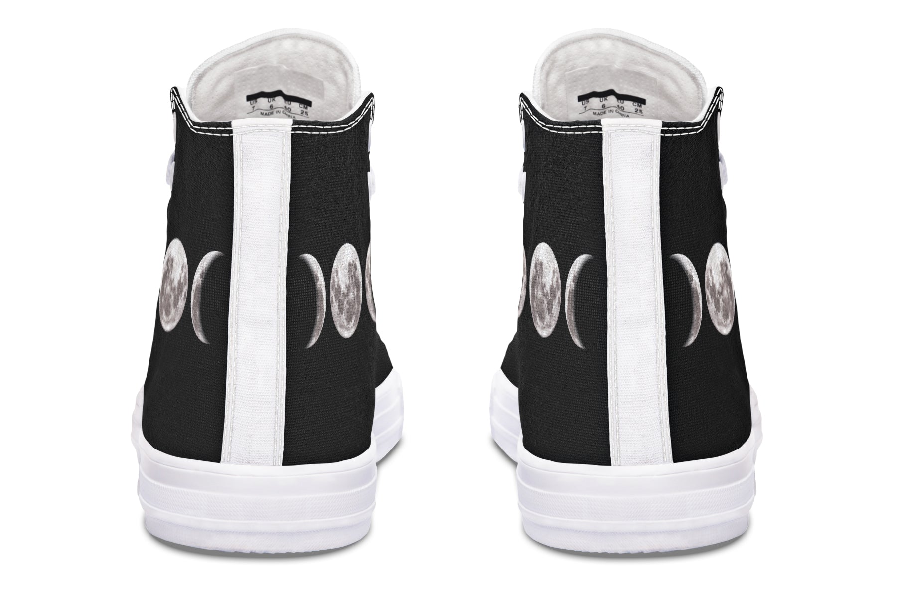 ANTIBrand – Triple Goddess Moon Phases High Tops – Black