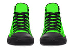 ANTIBrand – Neon Green Drama Queen High Tops