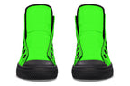 ANTIBrand – Neon Green Drama Queen High Tops