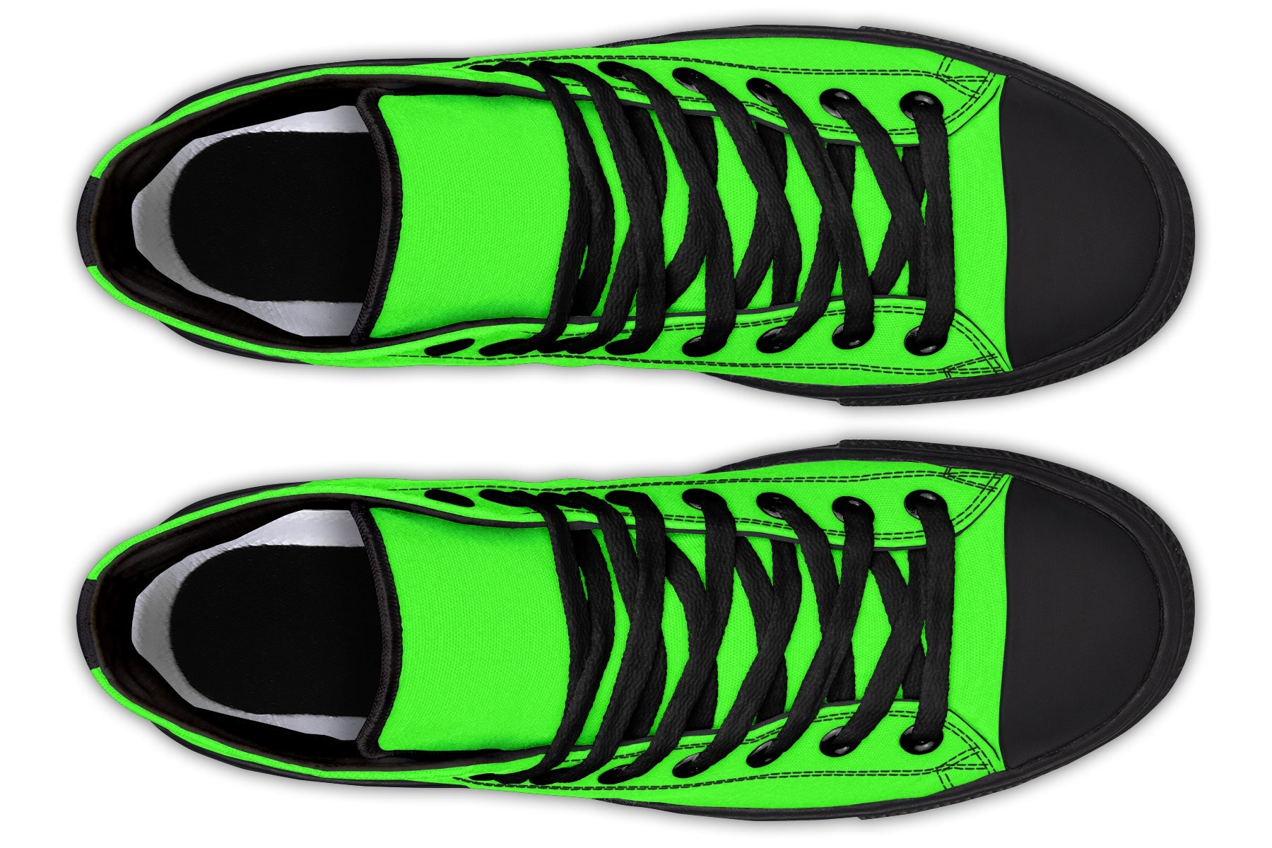 ANTIBrand – Neon Green Drama Queen High Tops