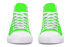 ANTIBrand – Neon Green Drama Queen High Tops