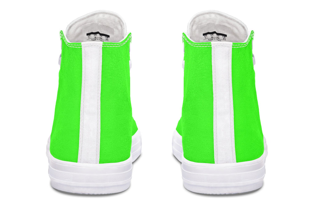 ANTIBrand – Neon Green Drama Queen High Tops