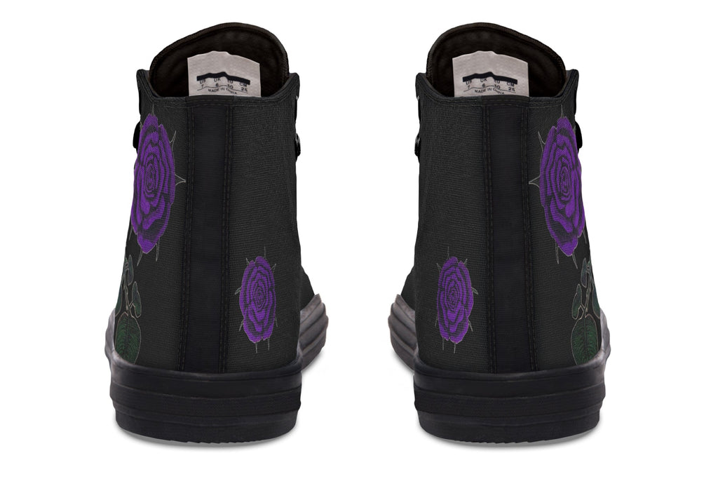 ANTIBrand – Rose Painting Purple High Tops