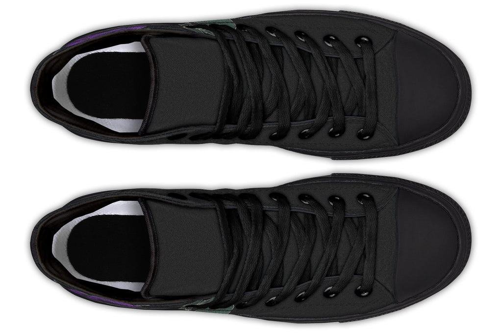 ANTIBrand – Rose Painting Purple High Tops