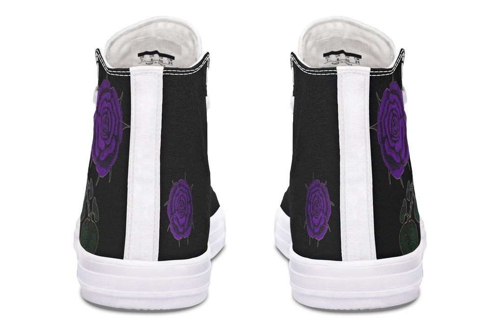 ANTIBrand – Rose Painting Purple High Tops