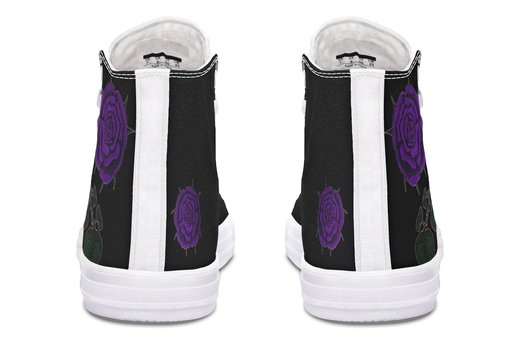 ANTIBrand – Rose Painting Purple High Tops