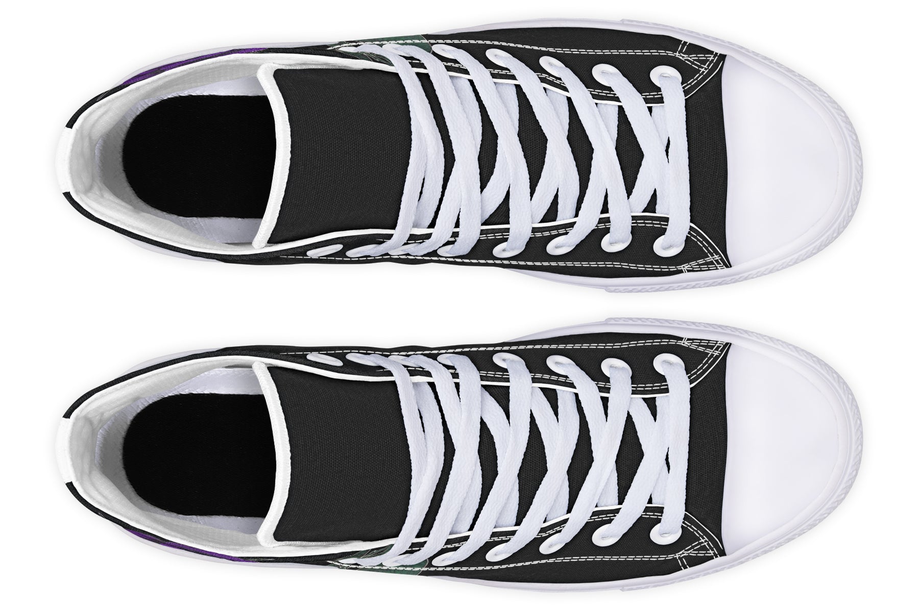 ANTIBrand – Rose Painting Purple High Tops