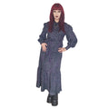 ANTIBrand Hydra Skin Lantern Sleeve Tie Waist Shirt Dress with Pockets