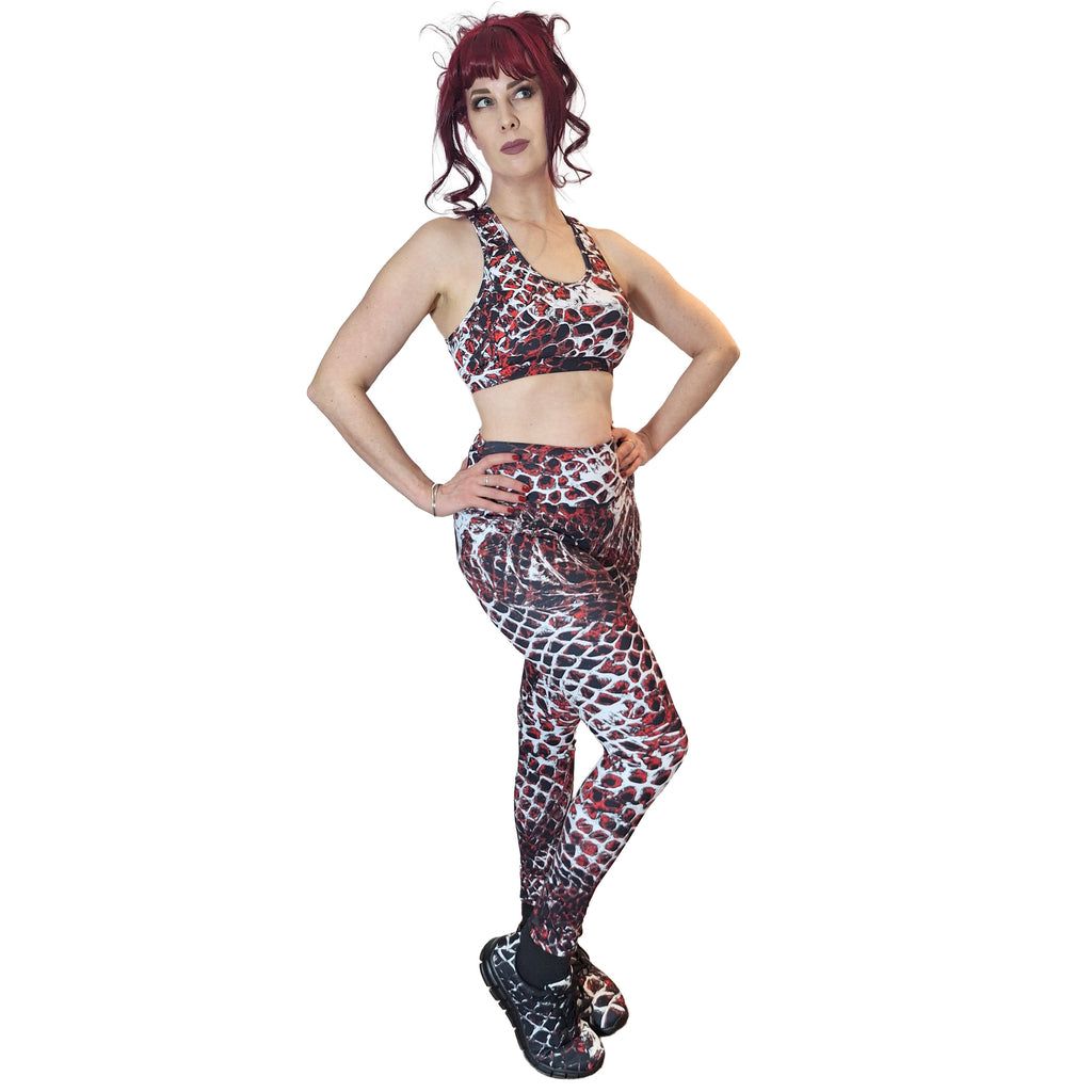 ANTIBrand Activewear Basilisk Skin Gym Crop Top