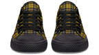 Yellow Tartan Canvas Low Top Trainers | ANTIBrand
