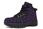 ANTIBrand Tumbling Purple Skulls Walking Boots