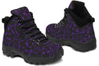 ANTIBrand Tumbling Purple Skulls Walking Boots