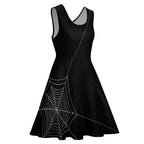 All Over Print Women's Sleeveless Round Neck A-Line Skater Dress