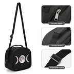 Triple Goddess Insulated Lunch Bag With Crossbody Strap &amp; Top Handle Thermal Cooler Tote