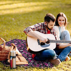 Custom Square Foldable Portable Picnic Mat With Carry Strap