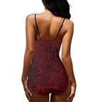 ANTIBrand Bloodscale V-Neck Ruched Swimsuit