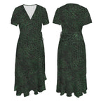 ANTIBrand Shedding Skin Dragon Skin Wrap Dress