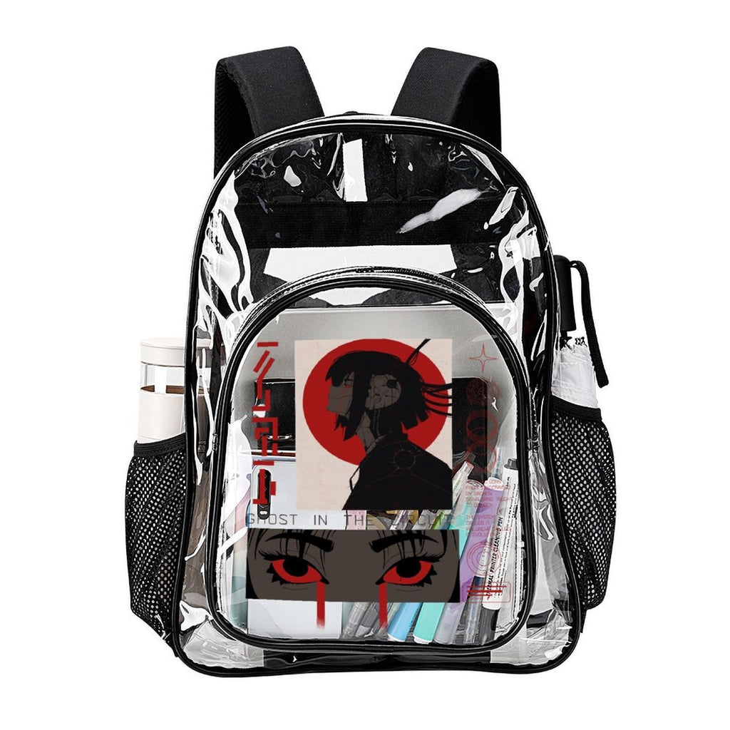 Ghost in the Circuit Clear Backpack