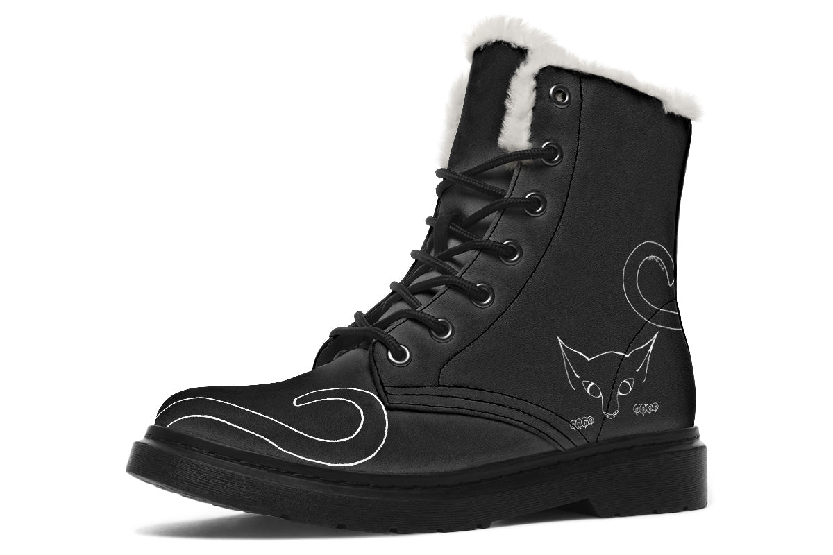 ANTIBrand Peekaboo Kitten Fleece Lined Boots