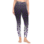 ANTIBrand Steel Panther leggings in purple leopard print