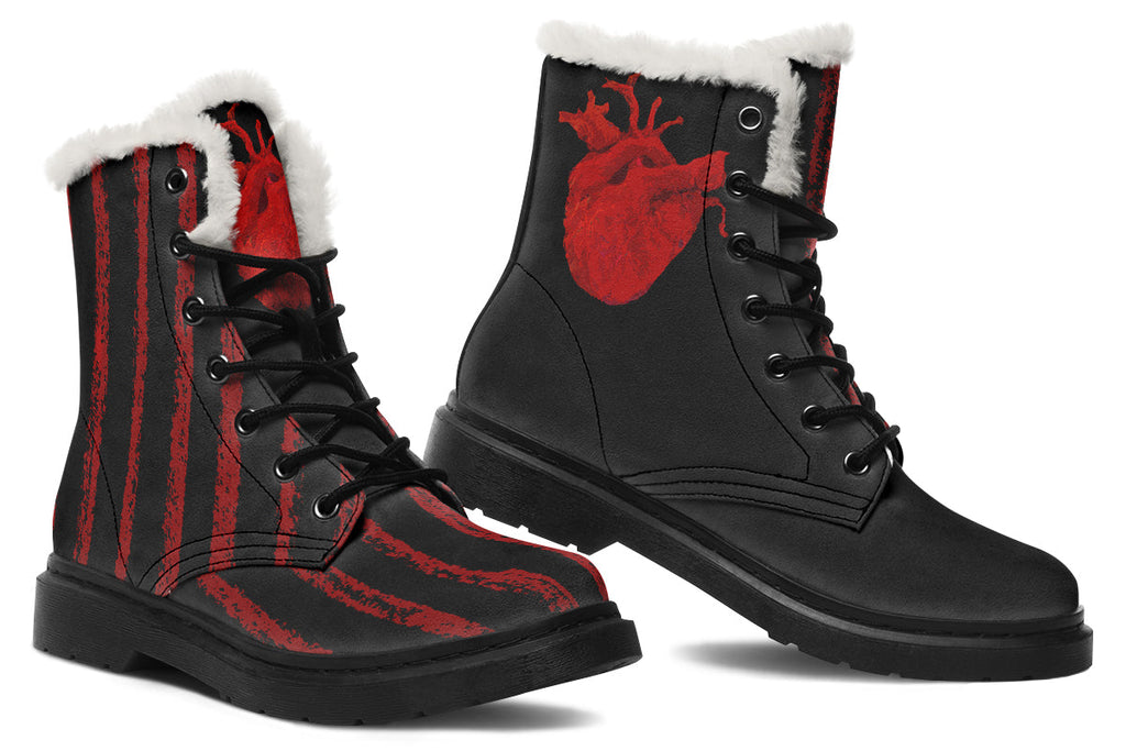 ANTIBrand Uncaged Heart Fleece Lined Boots