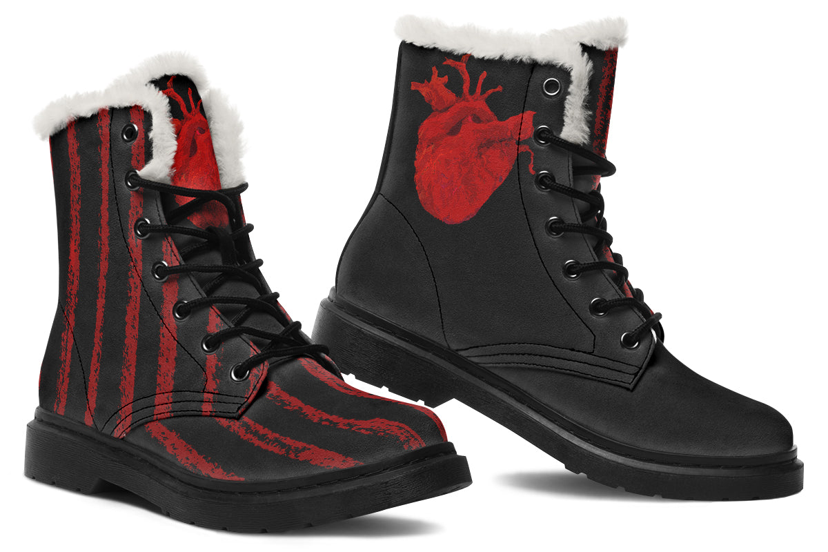 ANTIBrand Uncaged Heart Fleece Lined Boots