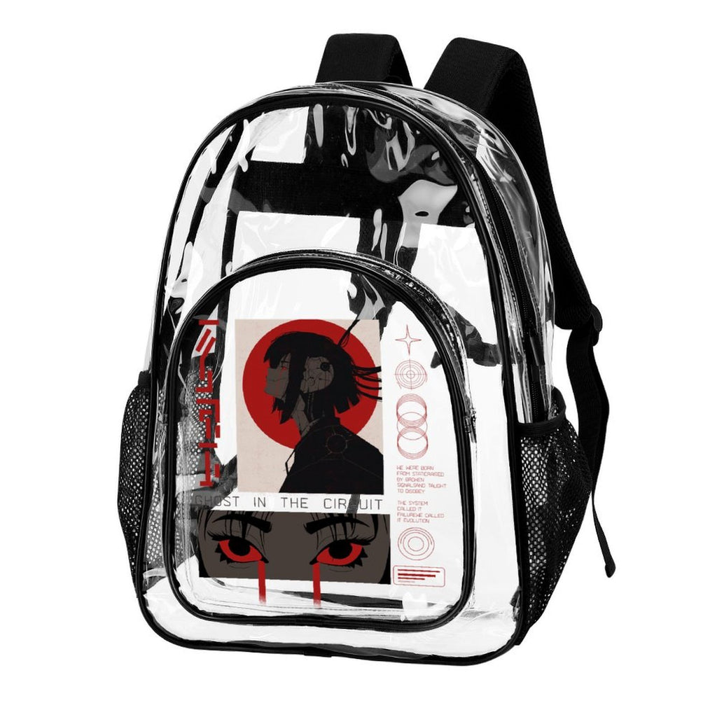 Ghost in the Circuit Clear Backpack
