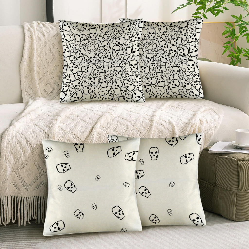 Really Tumbling Skulls Cushions Set of 4
