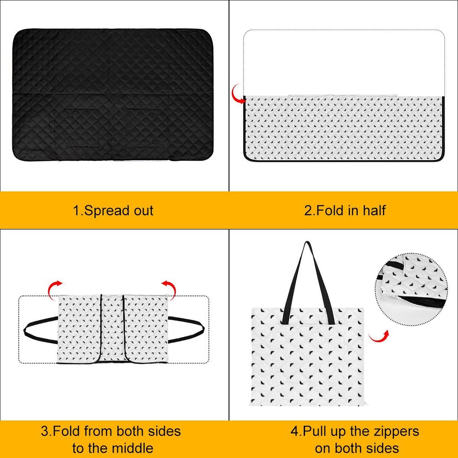 Custom Foldable Portable Picnic Mat Outdoor Camping Blanket