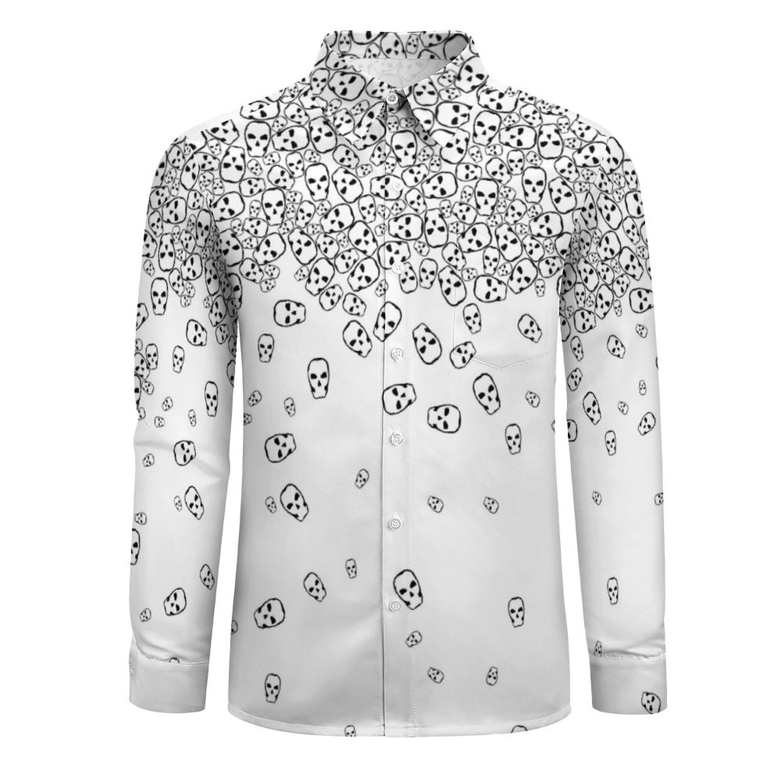 Tumbling Skulls Mens Shirt