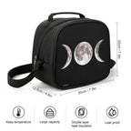 Triple Goddess Insulated Lunch Bag With Crossbody Strap &amp; Top Handle Thermal Cooler Tote