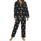 ANTIBrand satin pajamas with original artwork
