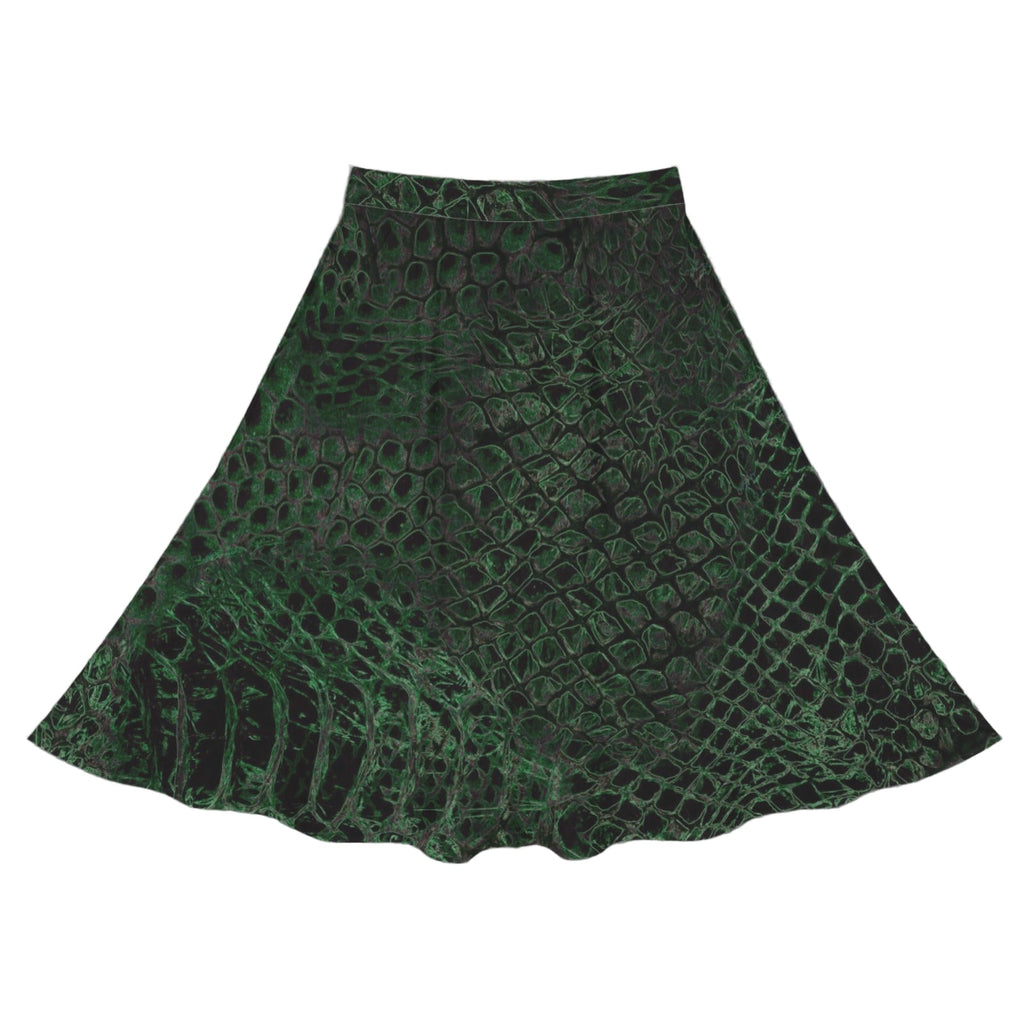 ANTIBrand Shedding Skin Dragon Skin Midi Skirt with Pockets