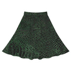 ANTIBrand Shedding Skin Dragon Skin Midi Skirt with Pockets
