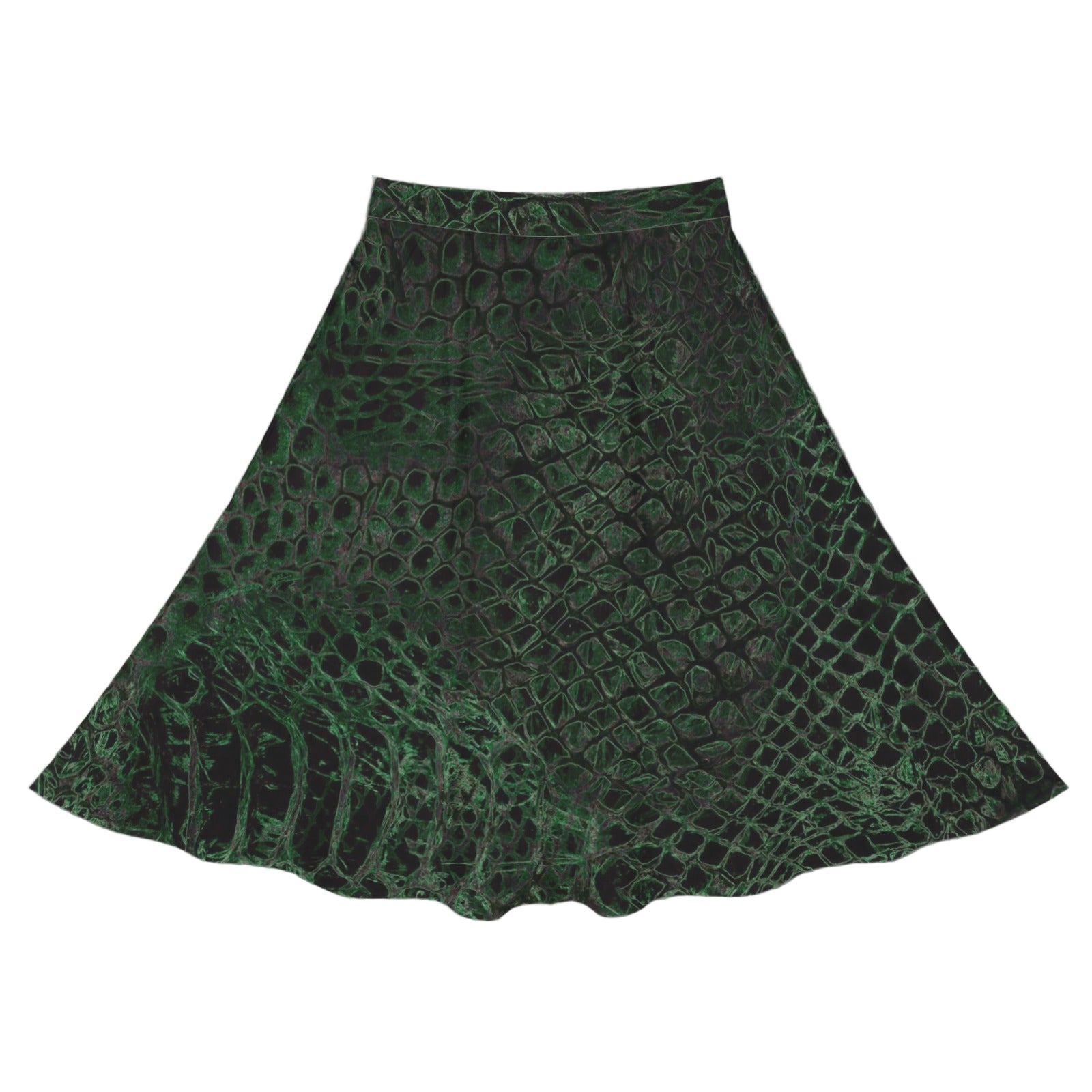 ANTIBrand Shedding Skin Dragon Skin Midi Skirt with Pockets
