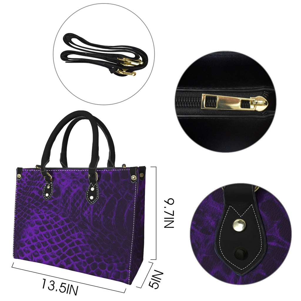 Shedding Skin Purple Demon Skin Handbag