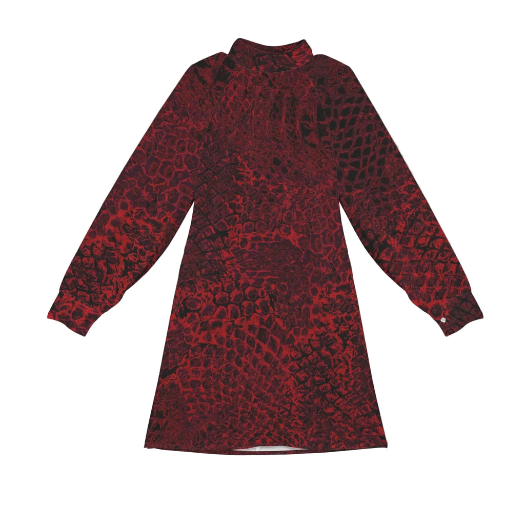 ANTIBrand Bloodscale Lantern Sleeve Mini Dress