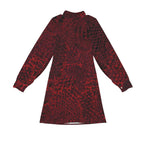 ANTIBrand Bloodscale Lantern Sleeve Mini Dress