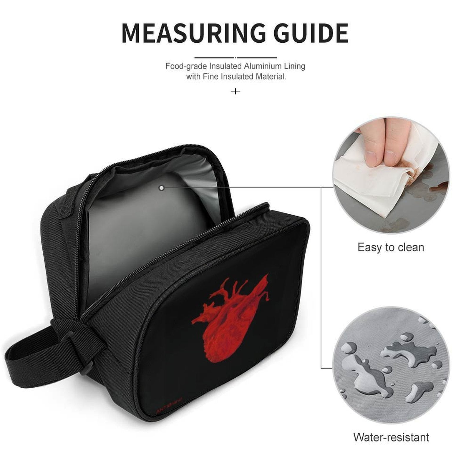Take My Heart Insulated Cross Body Thermal Cooler Bag