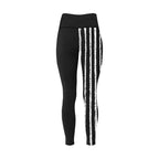 ANTIBrand high‑waisted leggings with rough white stripe design